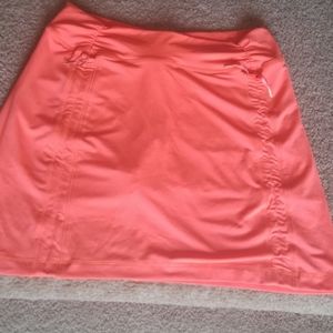 COPY - Bright Orange Antigua golf skort